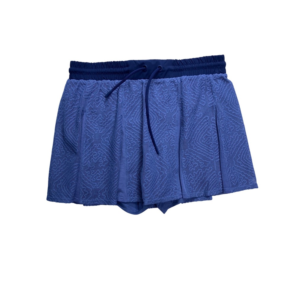 FP Movement Good Sport Skort Women Medium nightshade Blue Lace Activewear Shorts